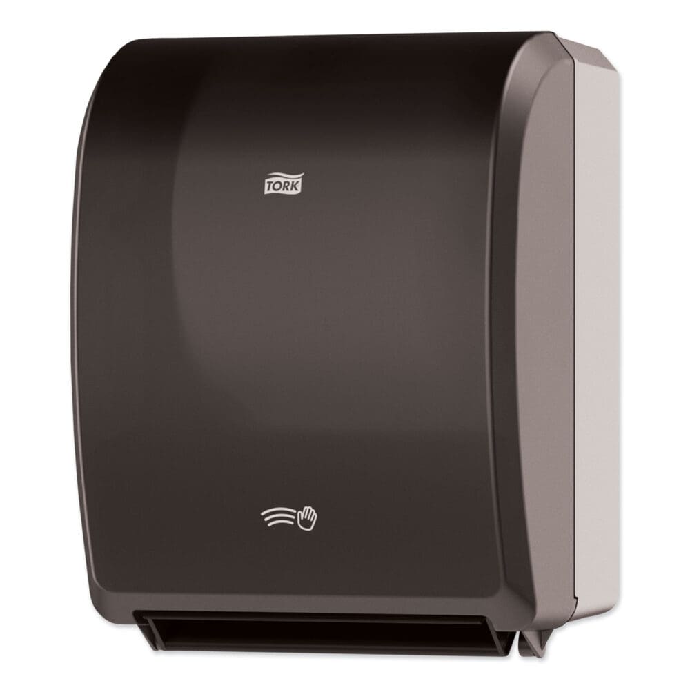 Electronic Hand Towel Roll Dispenser, 7.5" Roll, 12.32 x 9.32 x 15.95, Black - Image 5