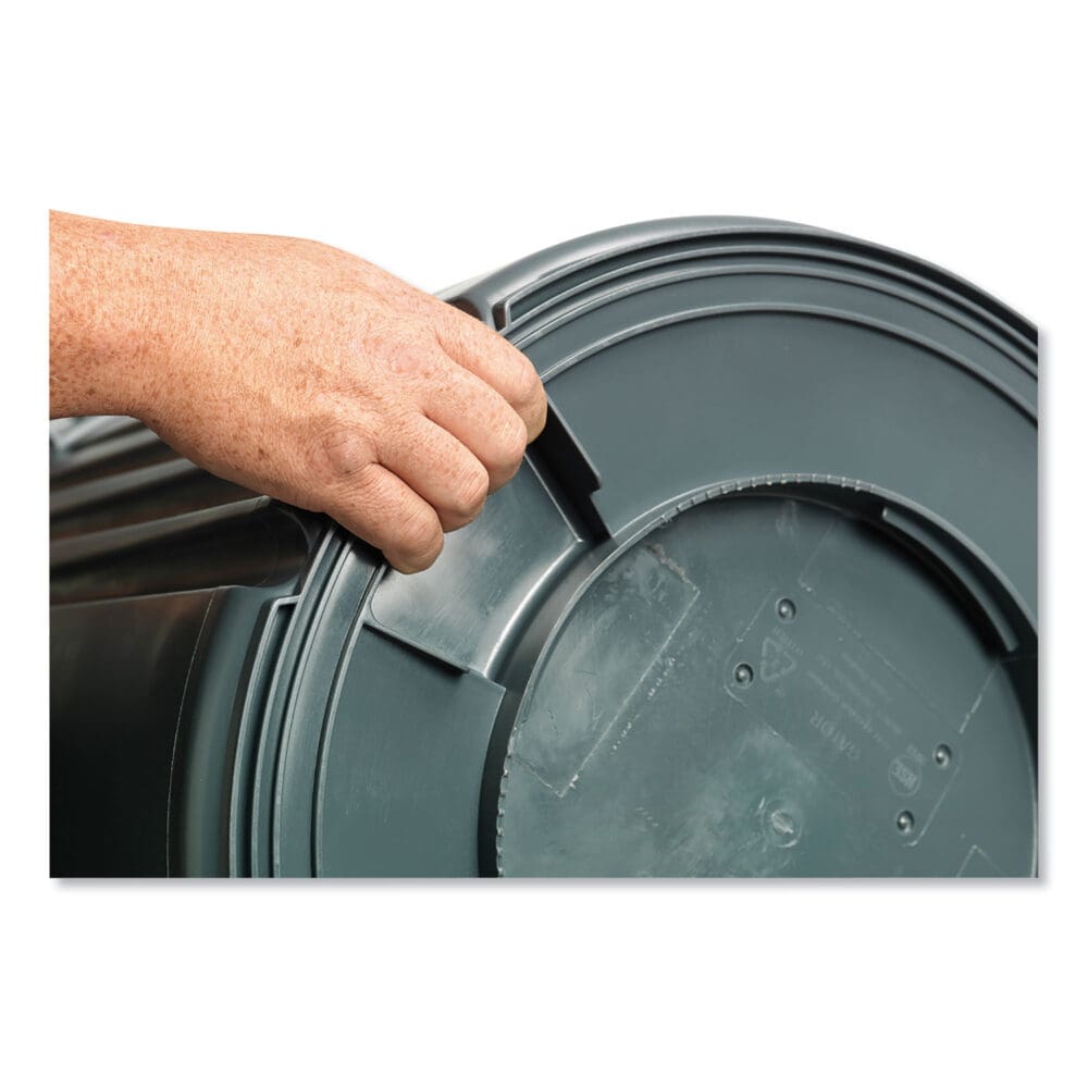 Gator Plus Container, 44 gal, Plastic, Gray - Image 2