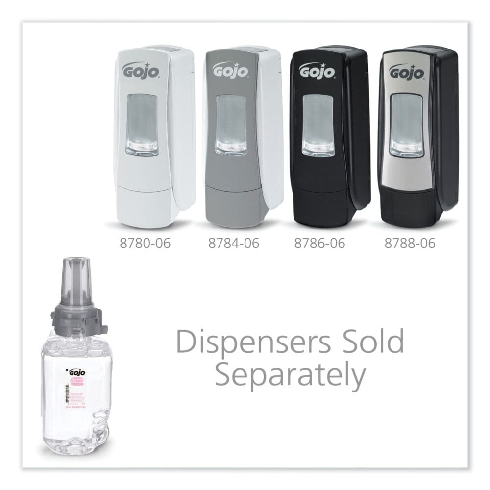 Clear and Mild Foam Handwash Refill, For ADX-7 Dispenser, Fragrance-Free, 700 mL, Clear, 4/Carton - Image 4