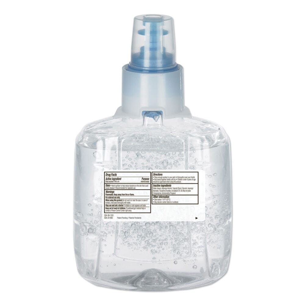 Advanced Hand Sanitizer Green Certified Gel Refill, For LTX-12 Dispensers, 1,200 mL, Fragrance-Free - Image 11