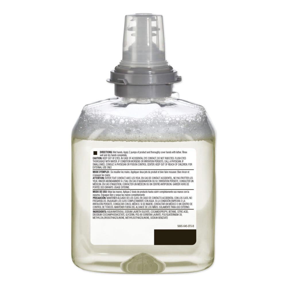 TFX Green Certified Foam Hand Cleaner Refill, Unscented, 1,200 mL, 2/Carton - Image 10