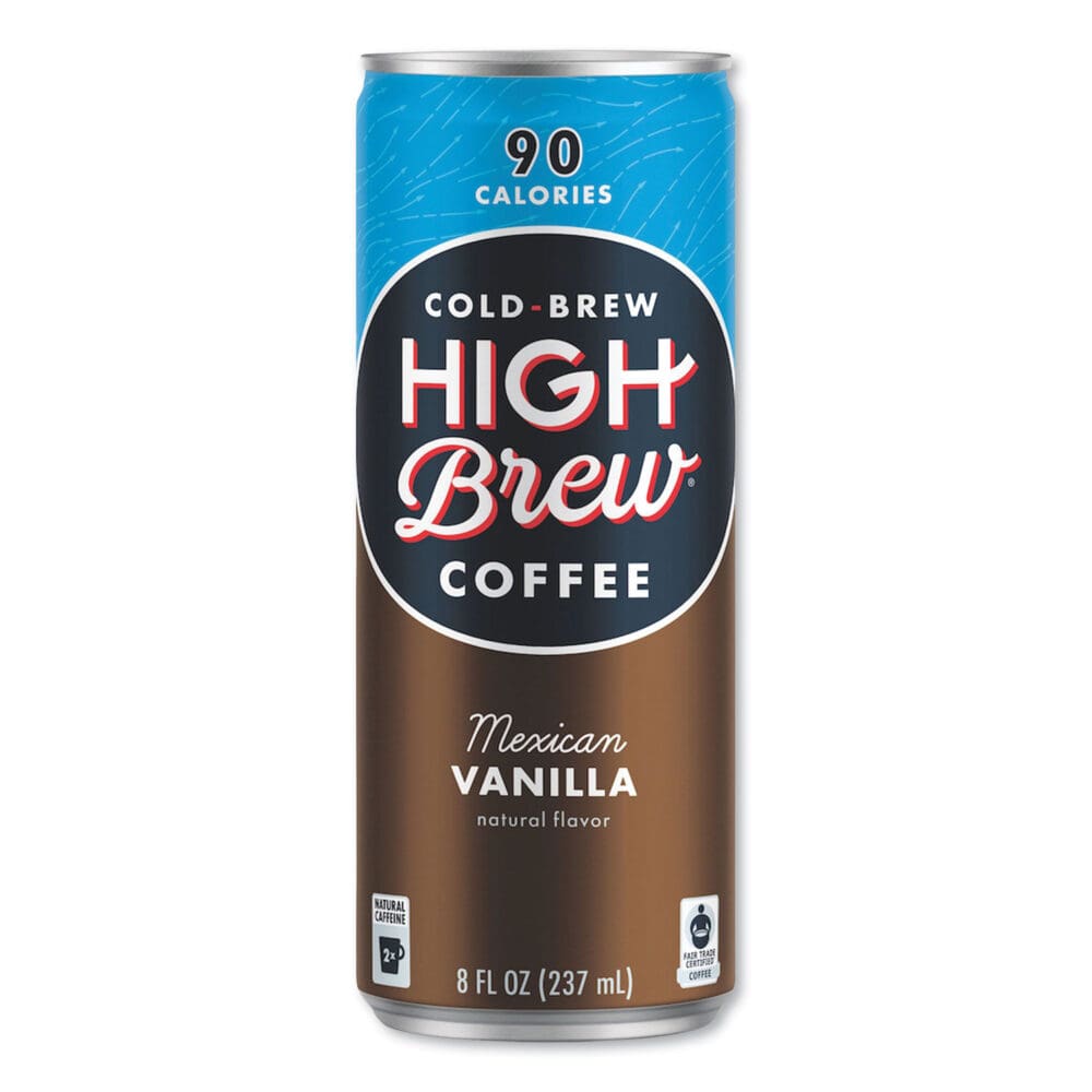Cold Brew Coffee + Protein, Mexican Vanilla, 8 oz Can, 12/Pack - Image 2