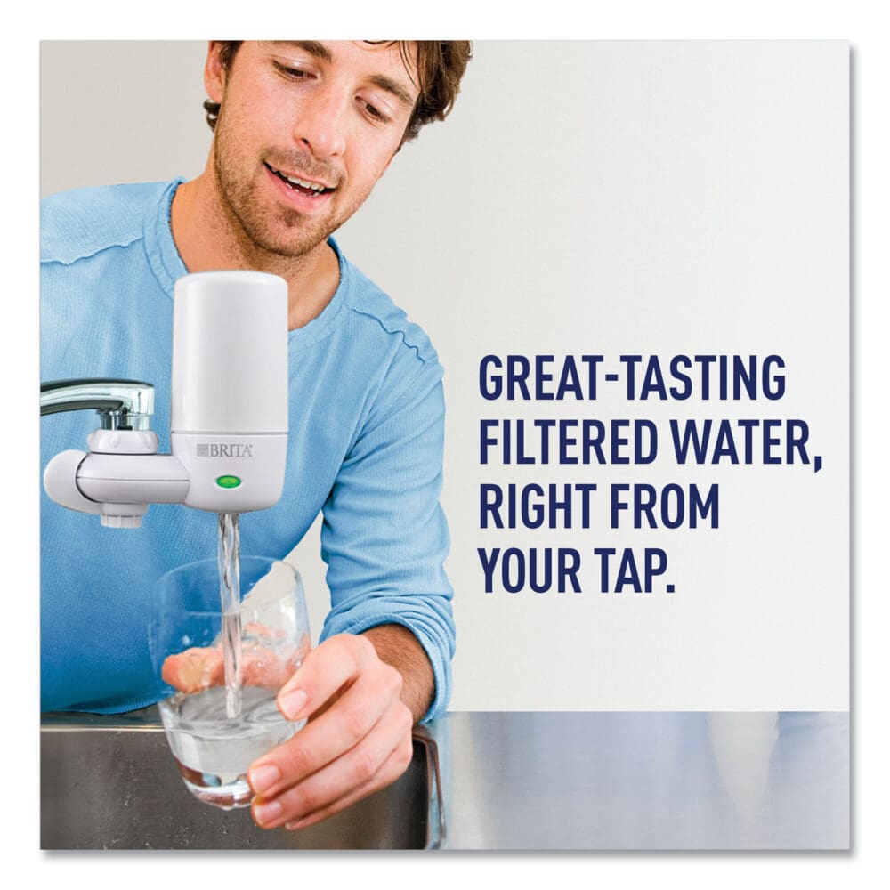 On Tap Faucet Water Filter System, White - Image 17