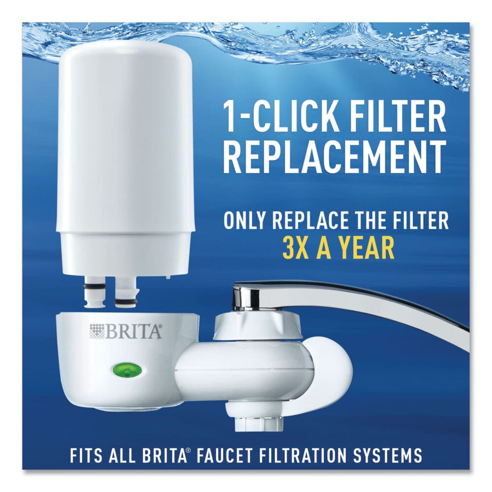 On Tap Faucet Water Filter System, White - Image 3