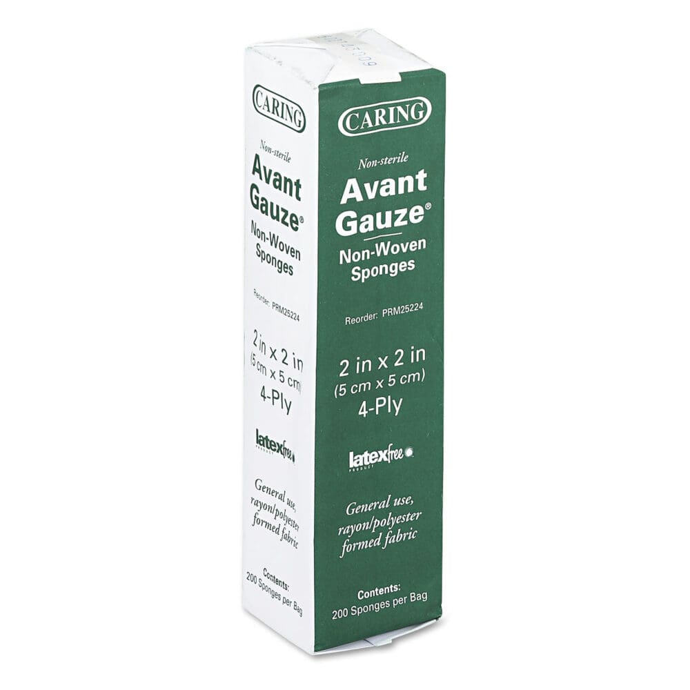 Gauze Sponges, Non-Sterile, 4-Ply, 2 x 2, 200/Box - Image 2