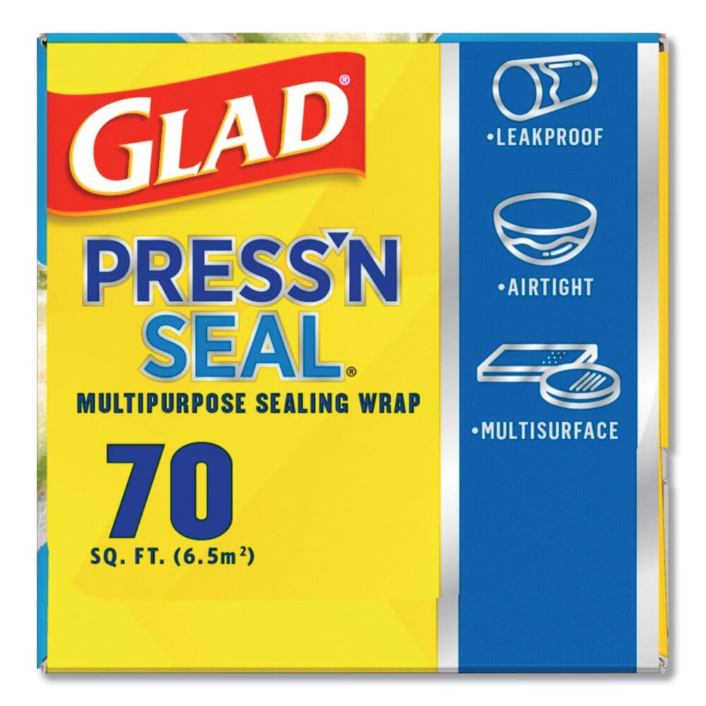 Press'n Seal Food Plastic Wrap, 70 Square Foot Roll, 12 Rolls/Carton - Image 8