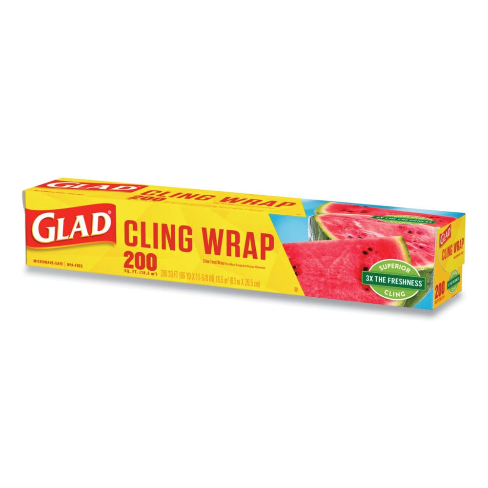 ClingWrap Plastic Wrap, 200 Square Foot Roll, Clear - Image 2
