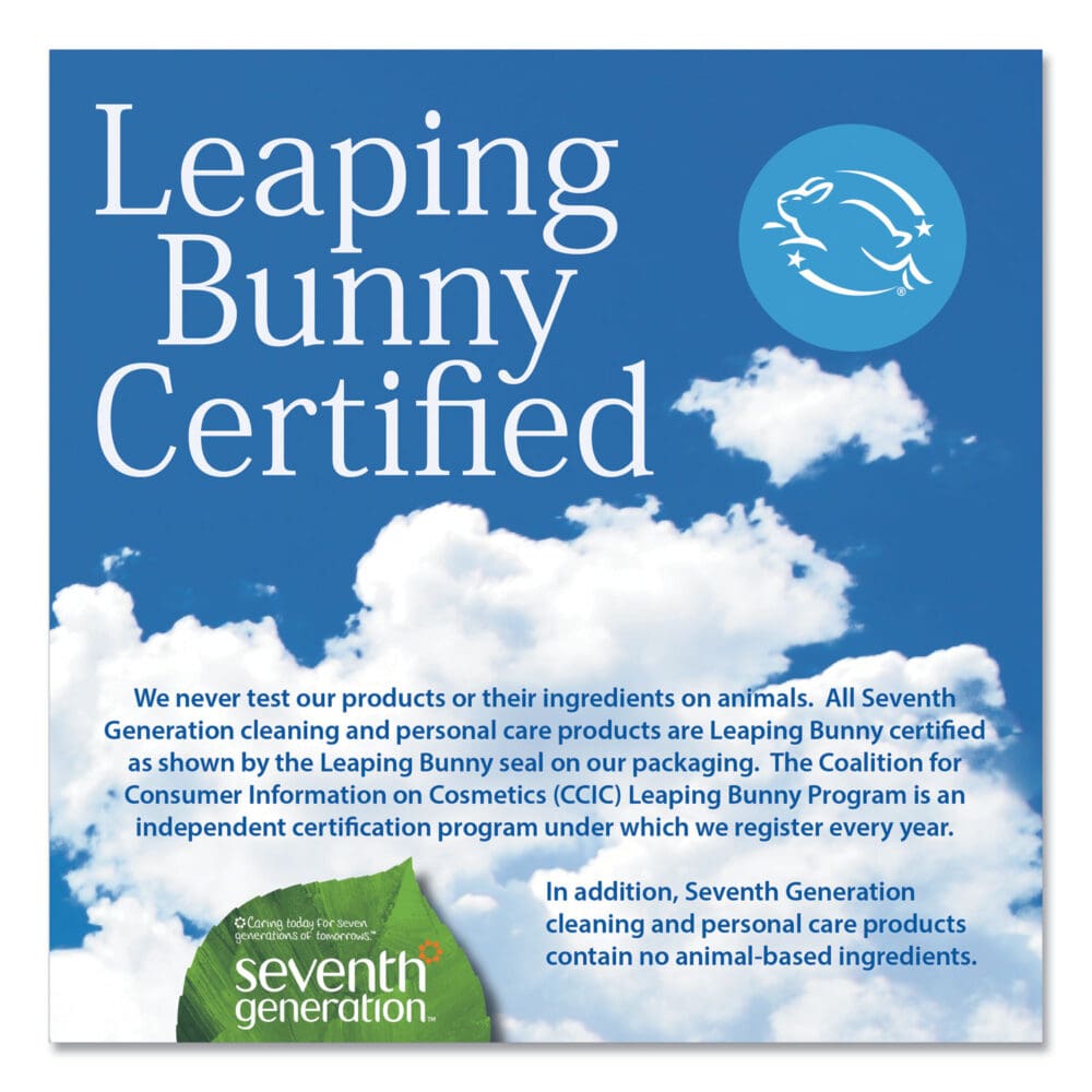 Natural Liquid Fabric Softener, Free and Clear/Unscented 32 oz Bottle - Image 6