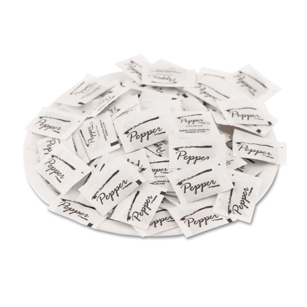 Pepper Packets, 0.1 grams, 3,000/Carton - Image 6