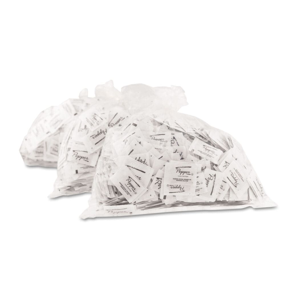 Pepper Packets, 0.1 grams, 3,000/Carton - Image 3