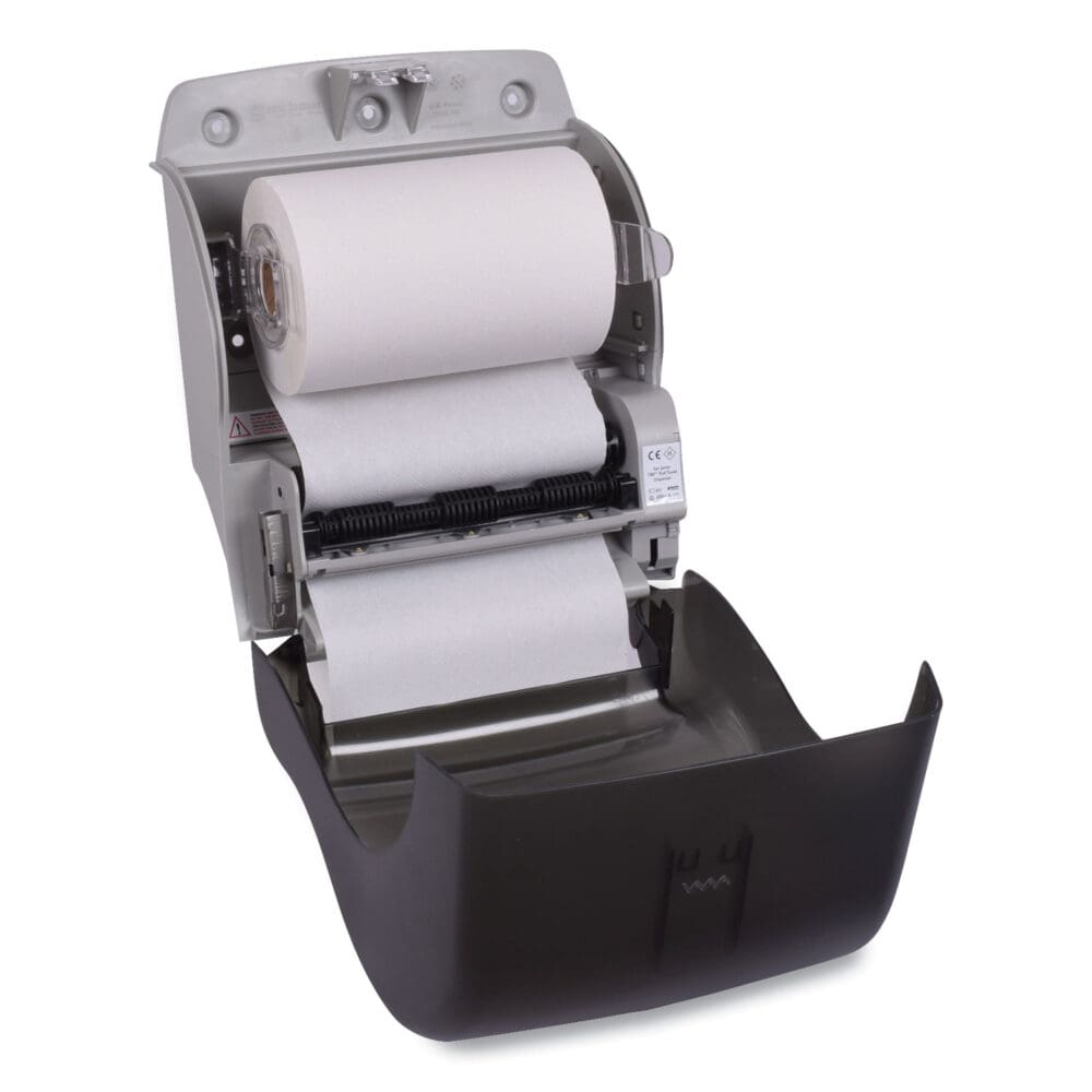 Hand Towel Dispenser, Electronic, 11.78 x 9.12 x 14.39, Translucent Smoke - Image 5