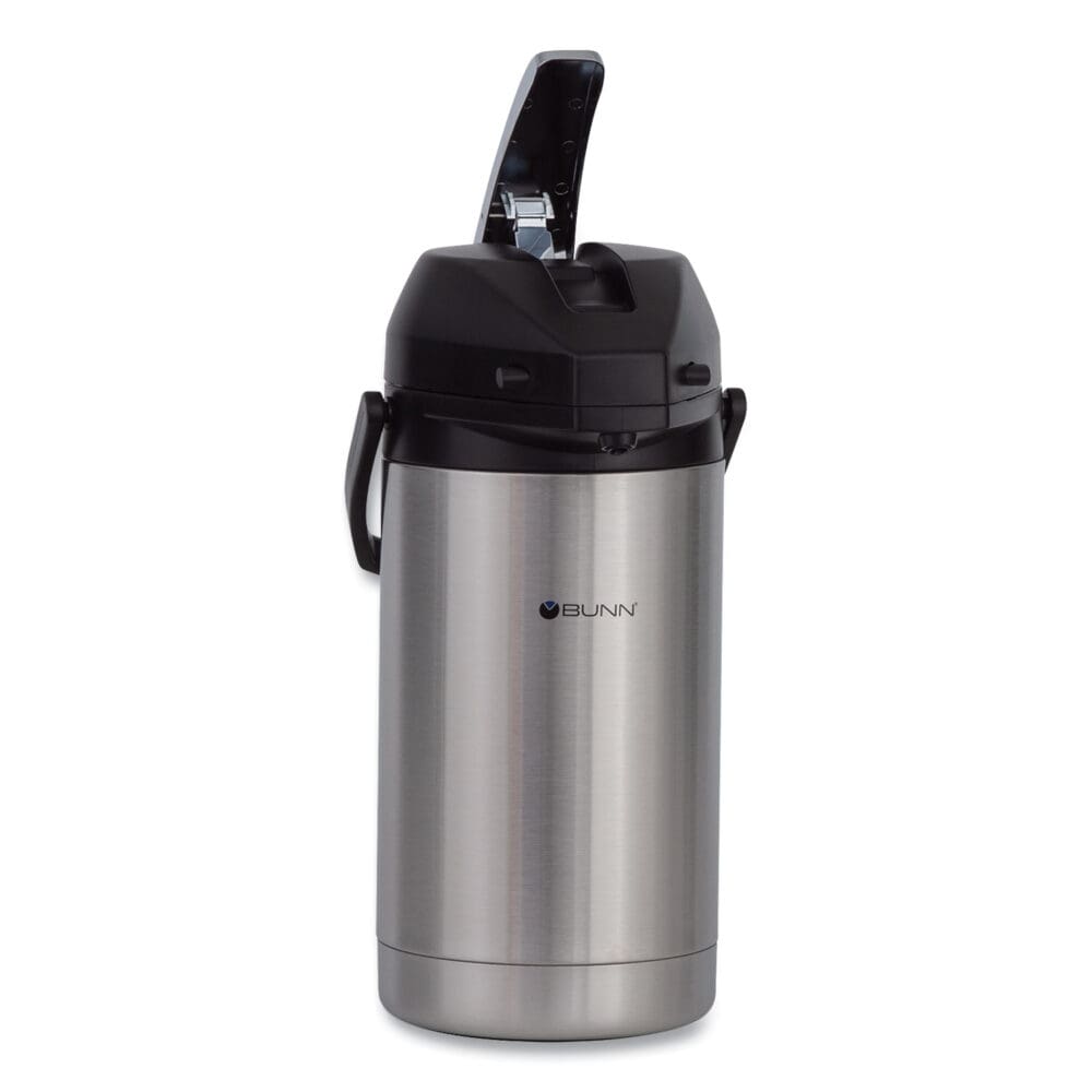 3 Liter Lever Action Airpot, Stainless Steel/Black - Image 2