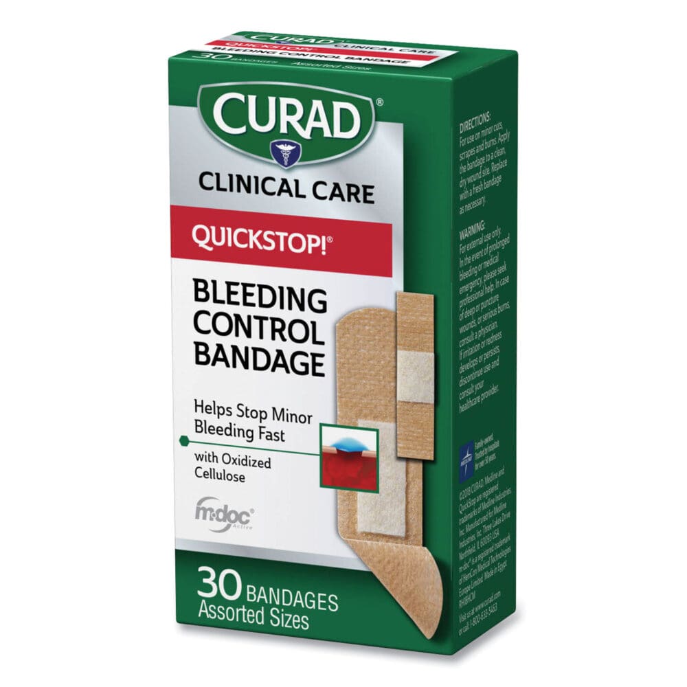 QuickStop Flex Fabric Bandages, Assorted, 30/Box - Image 3
