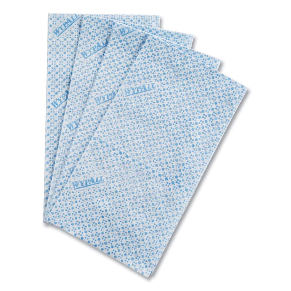 Foodservice Cloths, 12.5 x 23.5, Blue, 200/Carton - Image 2