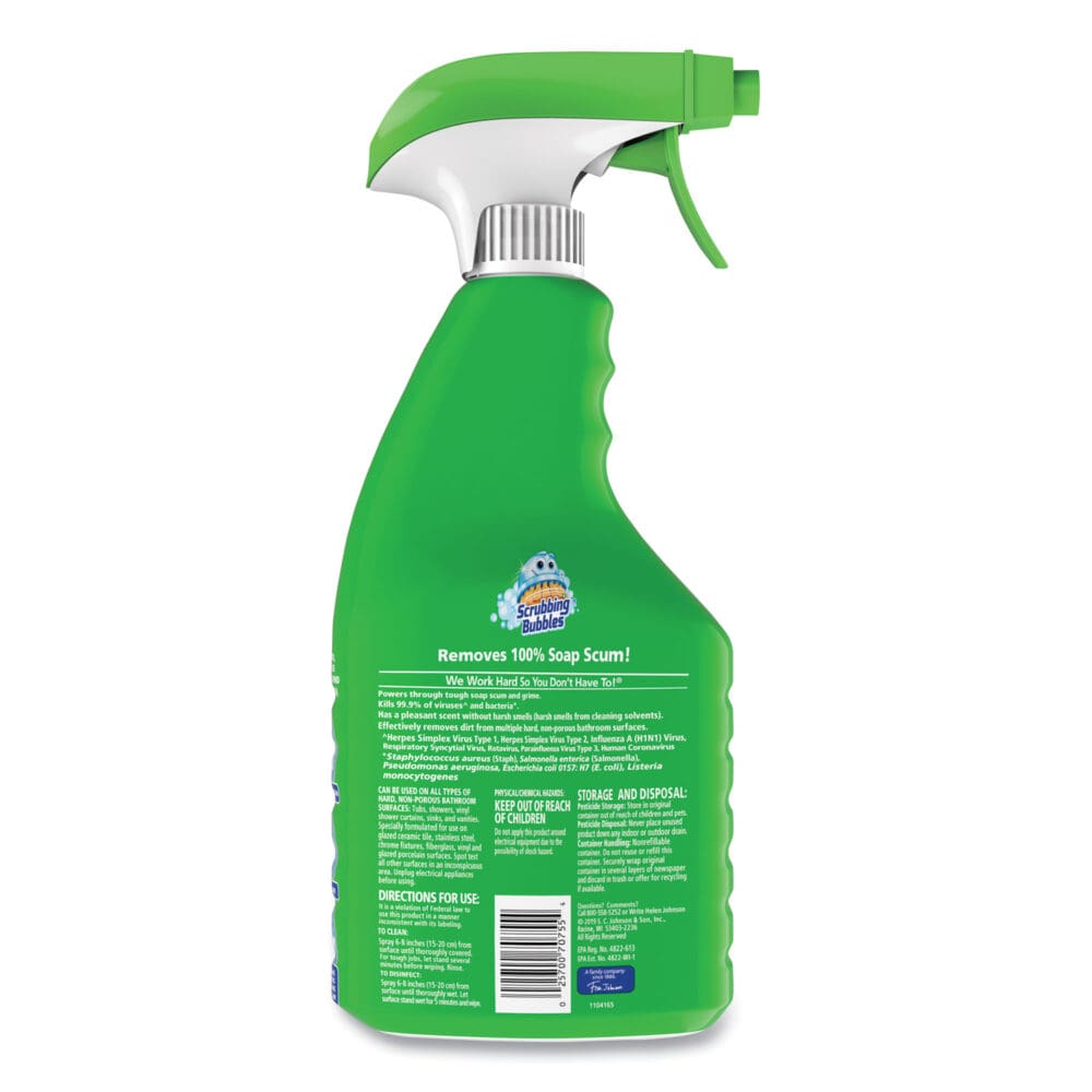 Multi Surface Bathroom Cleaner, Citrus Scent, 32 oz Spray Bottle, 8/Carton - Image 4