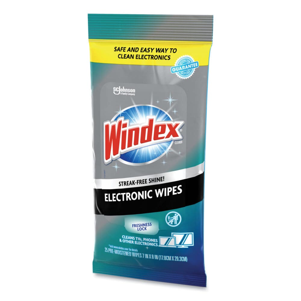 Electronics Cleaner, 1-Ply, 7 x 10, Neutral Scent, White, 25/Pack, 12 Packs/Carton - Image 3