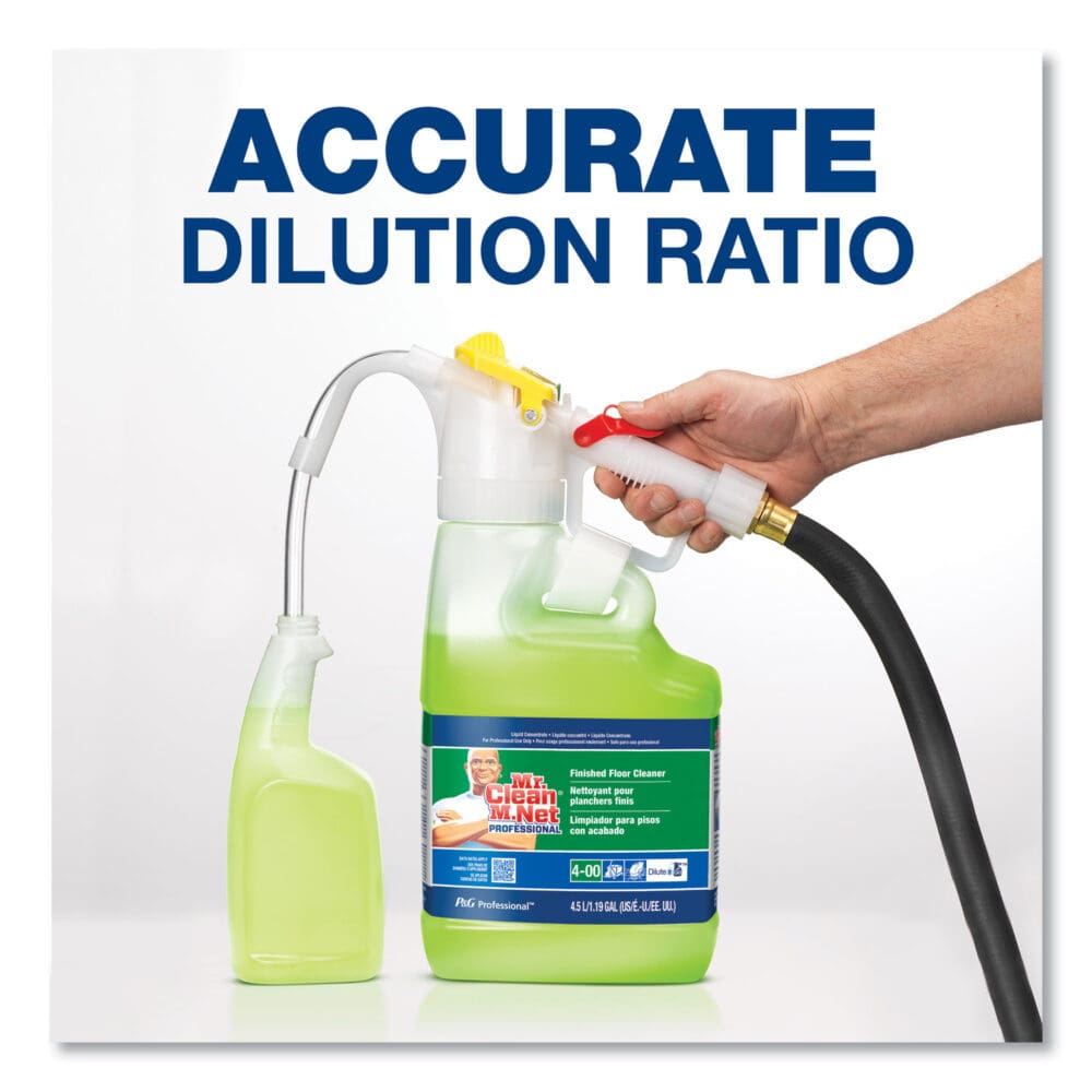 Dilute 2 Go, Mr Clean Finished Floor Cleaner, Lemon Scent, 4.5 L Jug, 1/Carton - Image 3