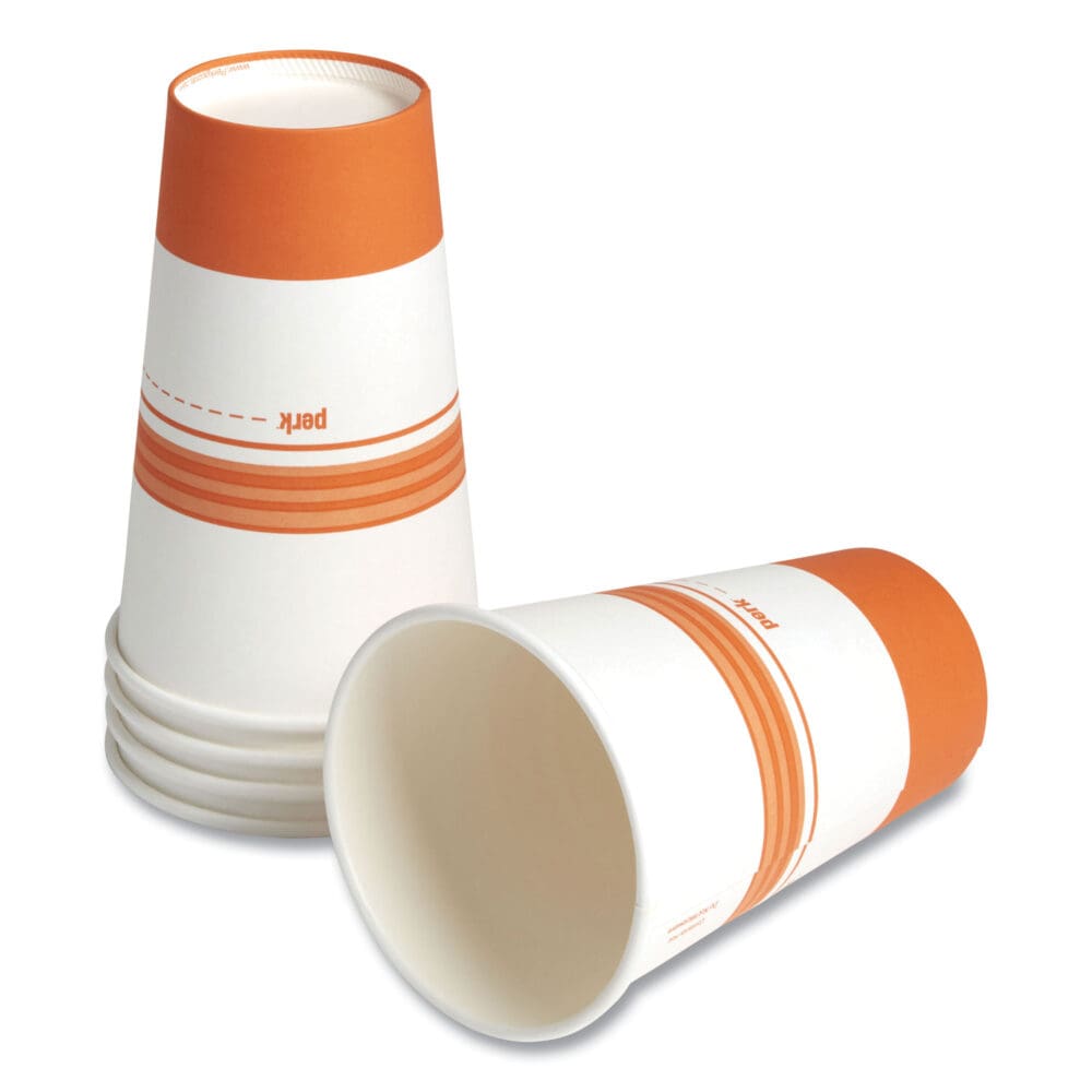 Plastic Cold Cups, 16 oz, Clear, 50/Pack - Image 4
