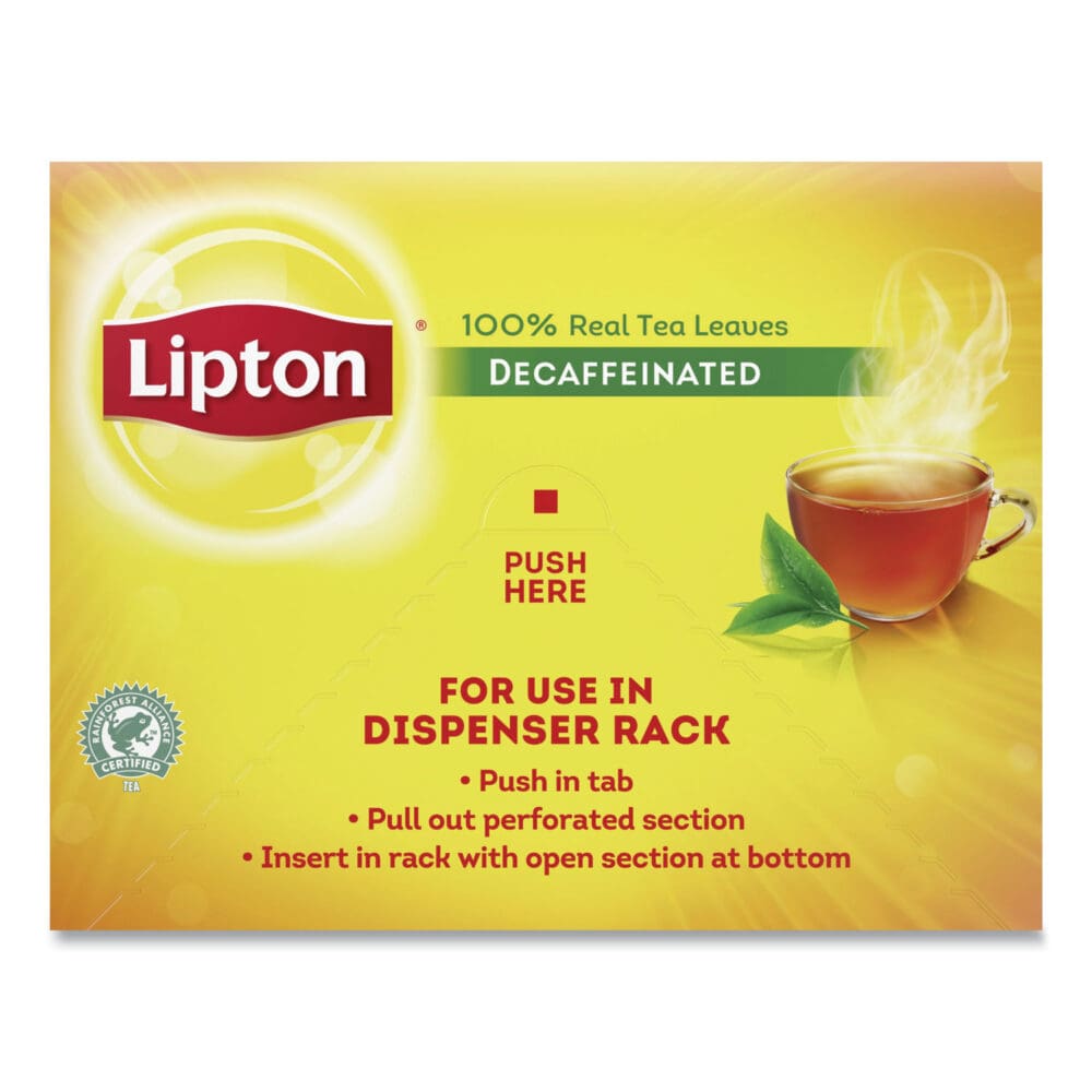 Tea Bags, Decaffeinated, 72/Box - Image 2
