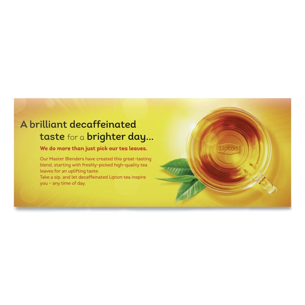 Tea Bags, Decaffeinated, 72/Box - Image 5