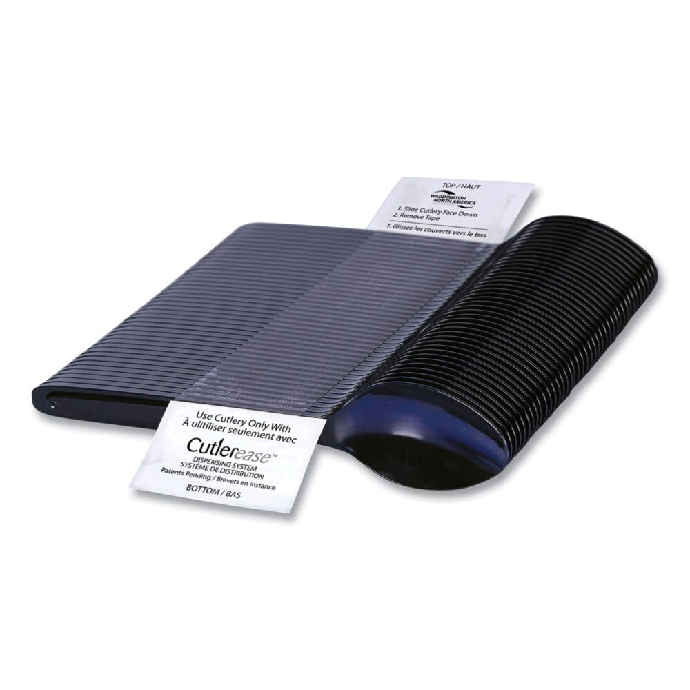 Cutlery for Cutlerease Dispensing System, Spoon 6", Black, 960/Box - Image 2