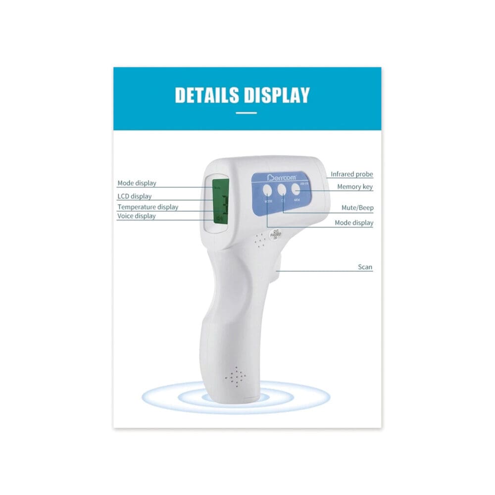 Infrared Handheld Thermometer, Digital - Image 2
