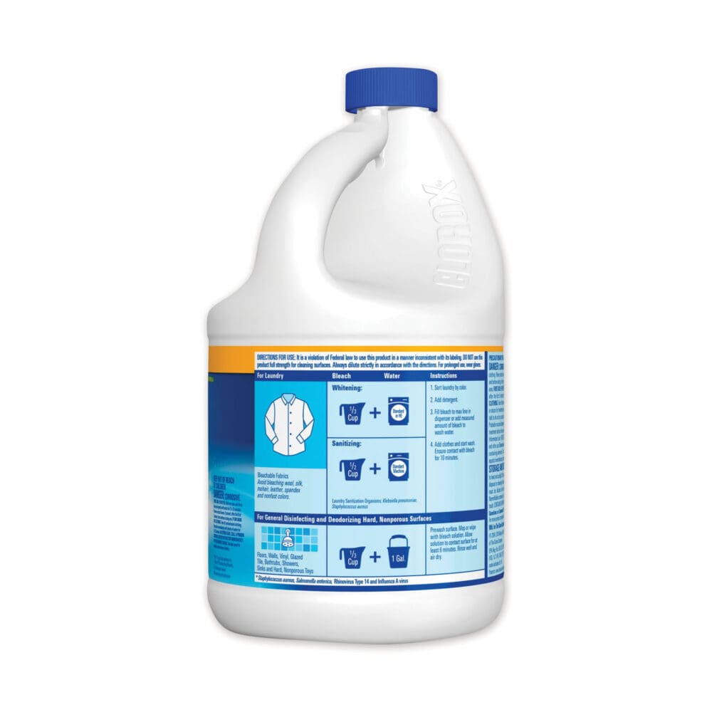 Regular Bleach with CloroMax Technology, 81 oz Bottle, 6/Carton - Image 4