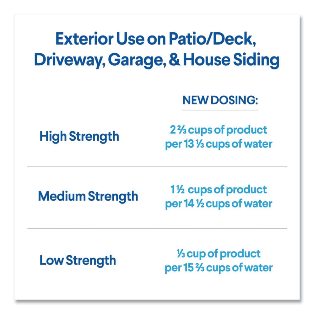 Outdoor Bleach, 81 oz Bottle, 6/Carton - Image 3