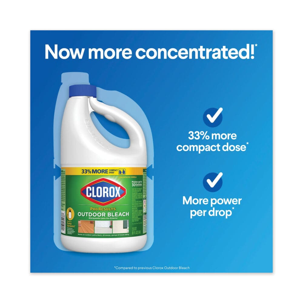 Outdoor Bleach, 81 oz Bottle, 6/Carton - Image 2