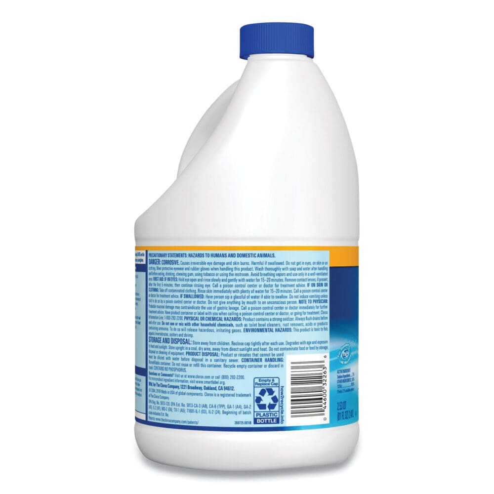 Regular Bleach with CloroMax Technology, 81 oz Bottle, 6/Carton - Image 3