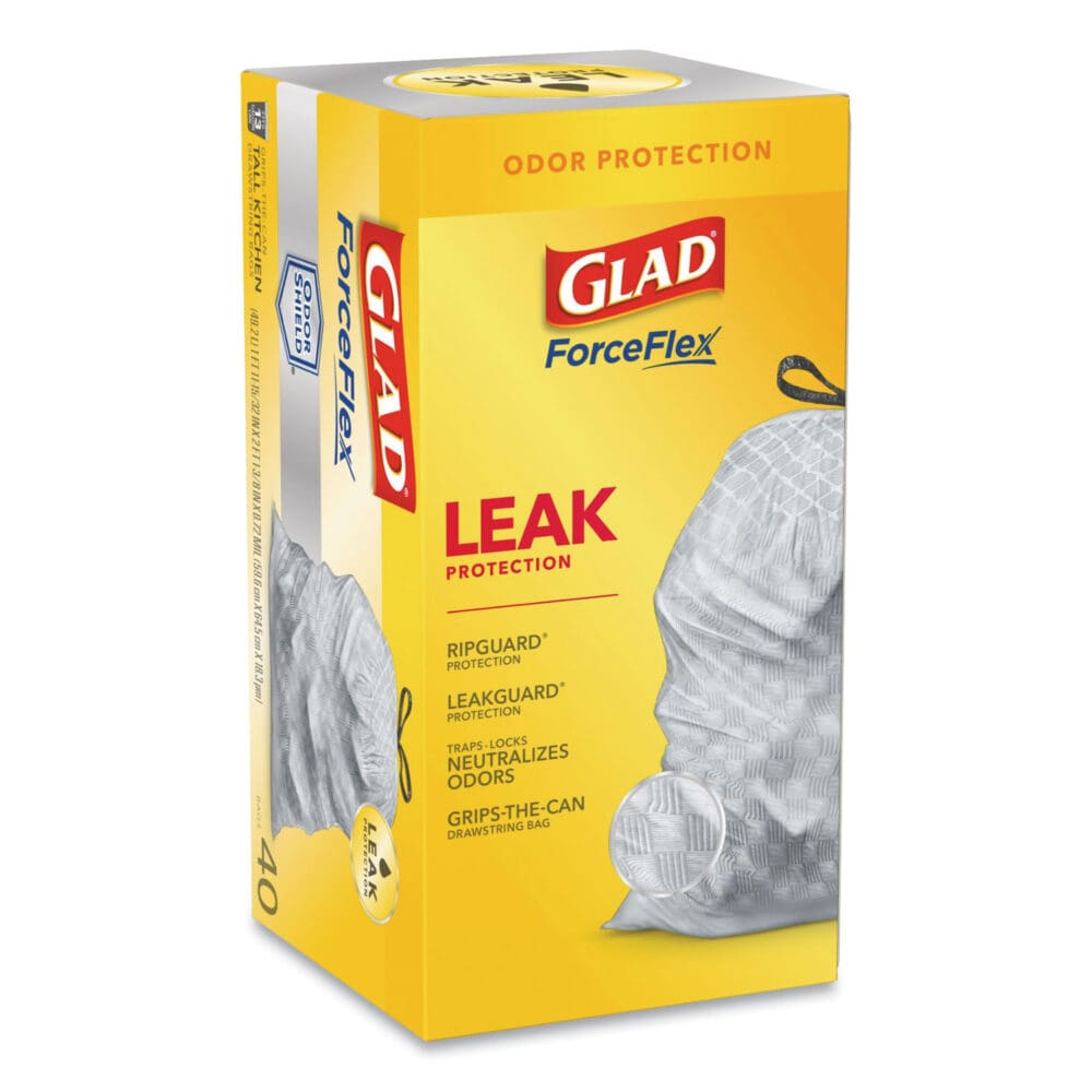Tall Kitchen Drawstring Trash Bags, 13 gal, 0.72 mil, 23.75" x 24.88", White, 240/Carton - Image 21