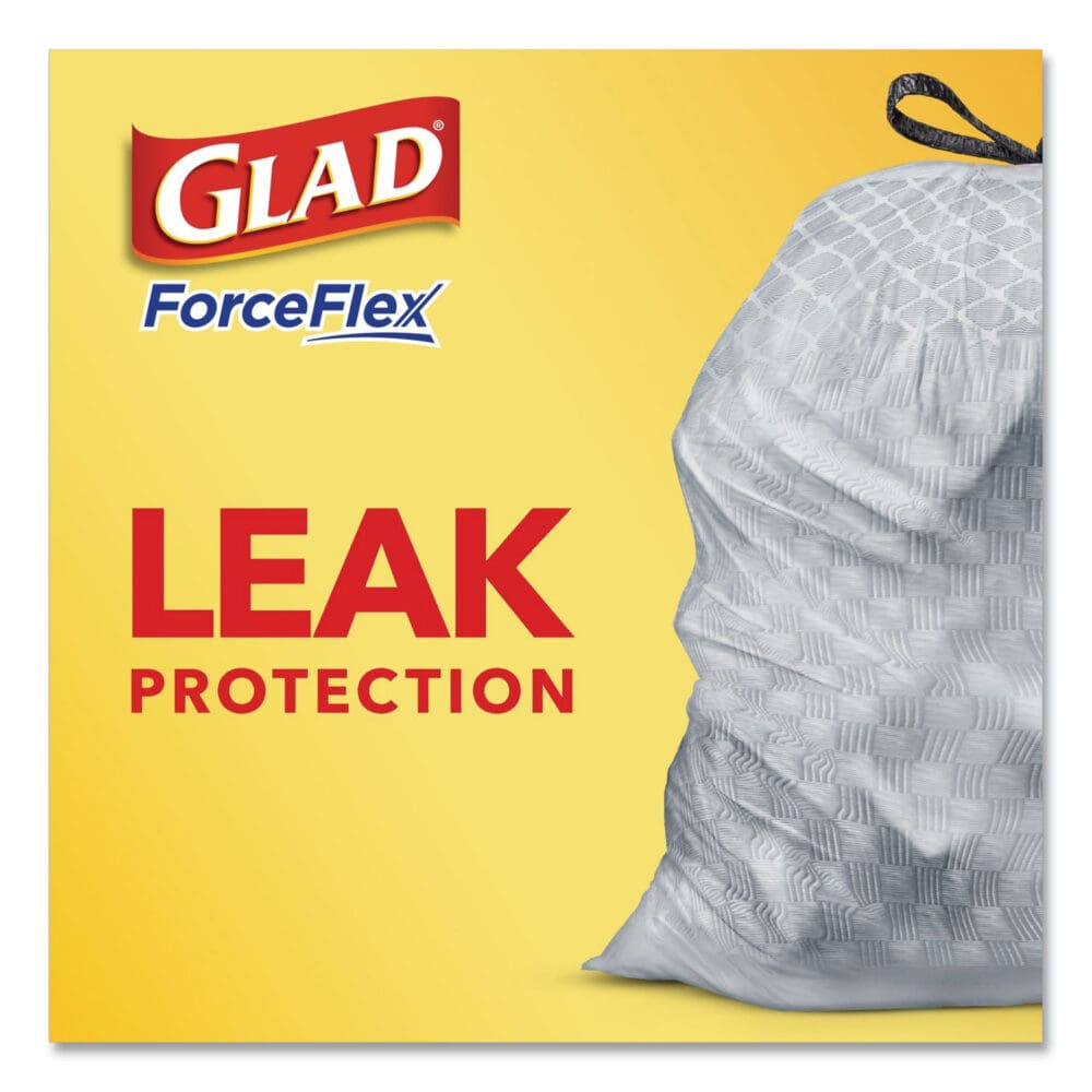 Tall Kitchen Drawstring Trash Bags, 13 gal, 0.72 mil, 23.75" x 24.88", White, 240/Carton - Image 17