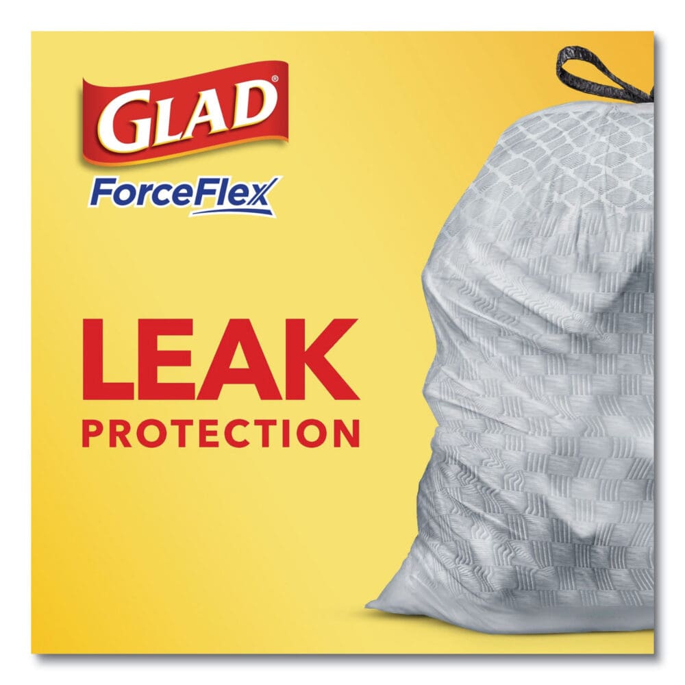 OdorShield Tall Kitchen Drawstring Bags, 13 gal, 0.72 mil, 24" x 27.38", White, 80/Box - Image 13