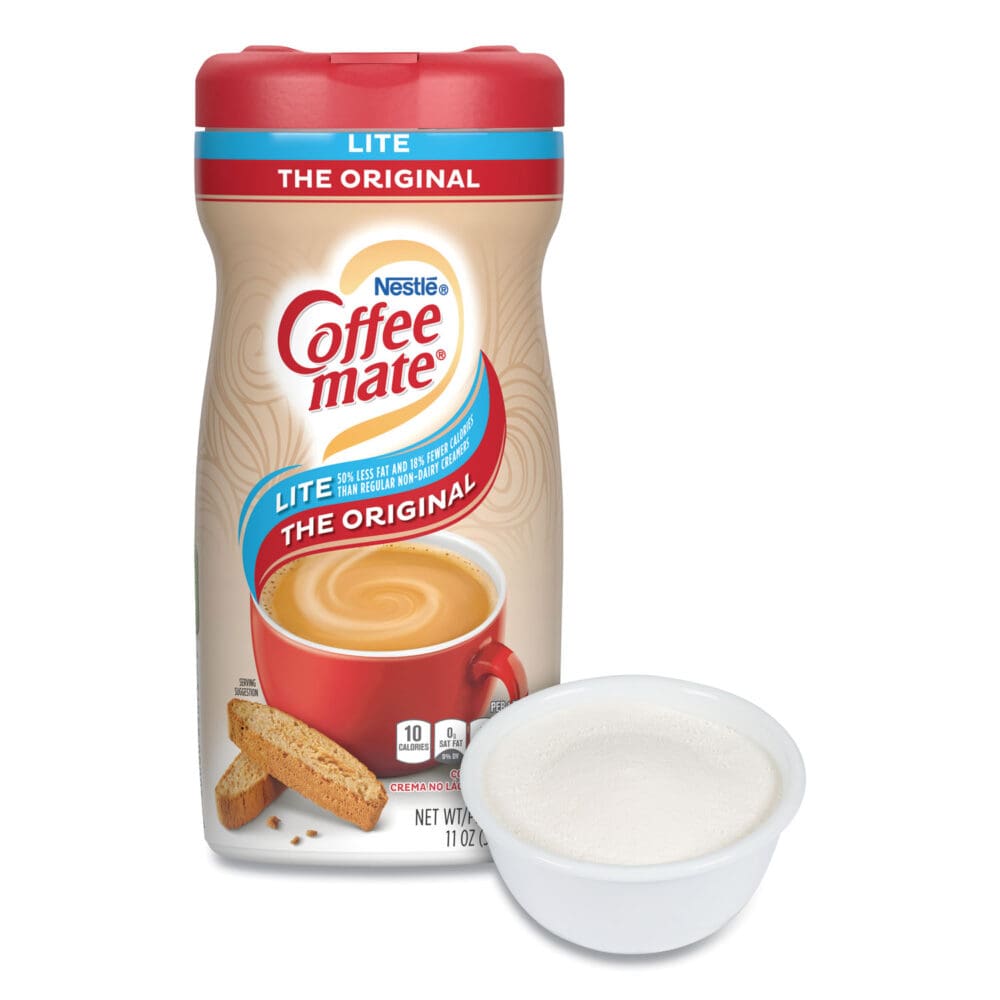 Powdered Original Lite Creamer, 11 oz. Canister, 12/Carton - Image 4