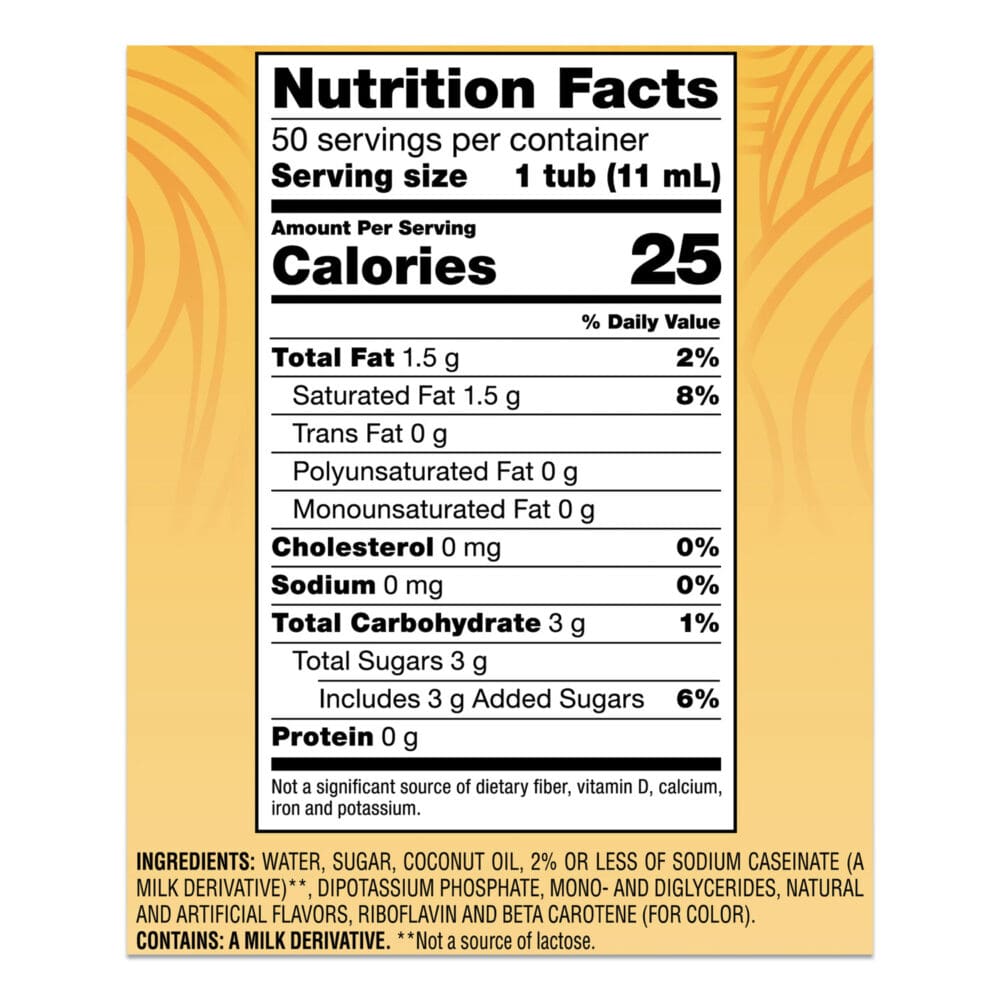 Liquid Coffee Creamer, Hazelnut, 0.38 oz Mini Cups, 50/Box - Image 2