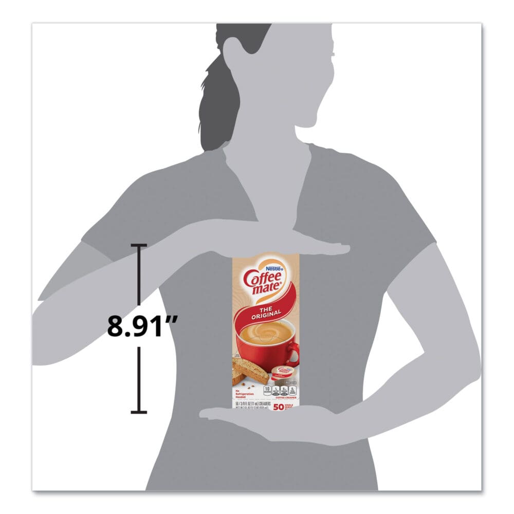 Liquid Coffee Creamer, Original, 0.38 oz Mini Cups, 50/Box, 4 Boxes/Carton, 200 Total/Carton - Image 5