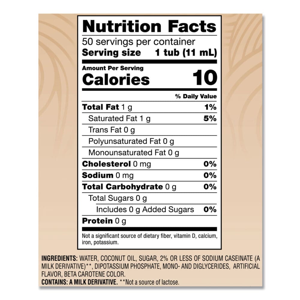 Liquid Coffee Creamer, Original, 0.38 oz Mini Cups, 50/Box, 4 Boxes/Carton, 200 Total/Carton - Image 4