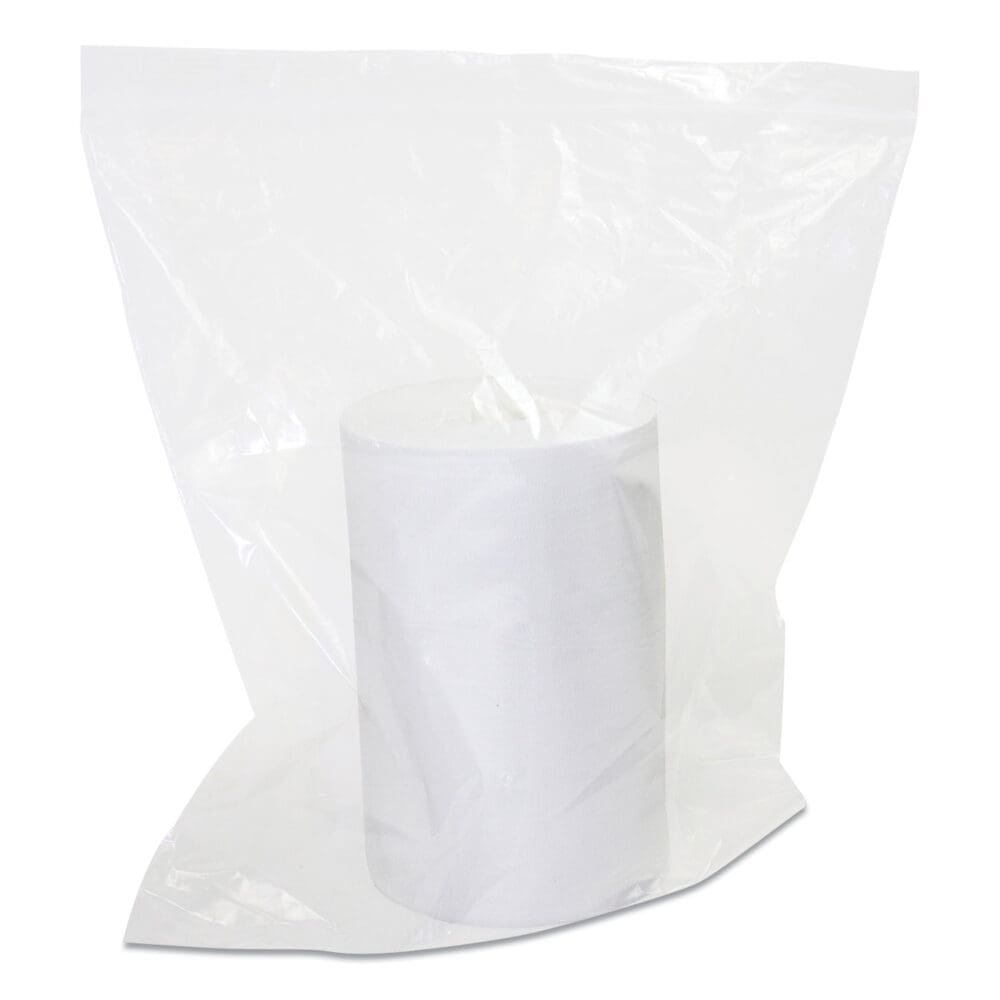 Easy Task A100 Wiper, Center-Pull, 1-Ply, 10 x 12, White, 275 Sheets/Roll with Zipper Bag, 6 Rolls/Carton - Image 5