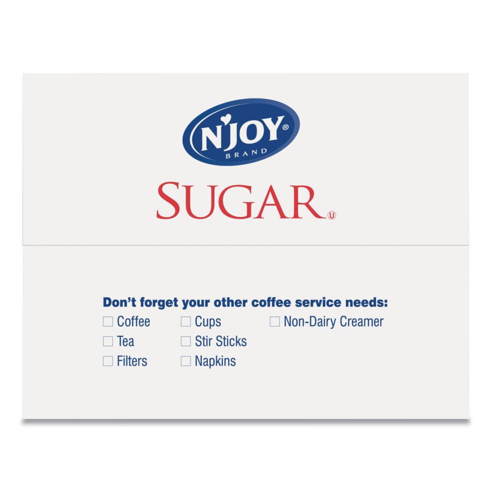 Sugar Packets, 0.1 oz, 2,000 Packets/Box - Image 3