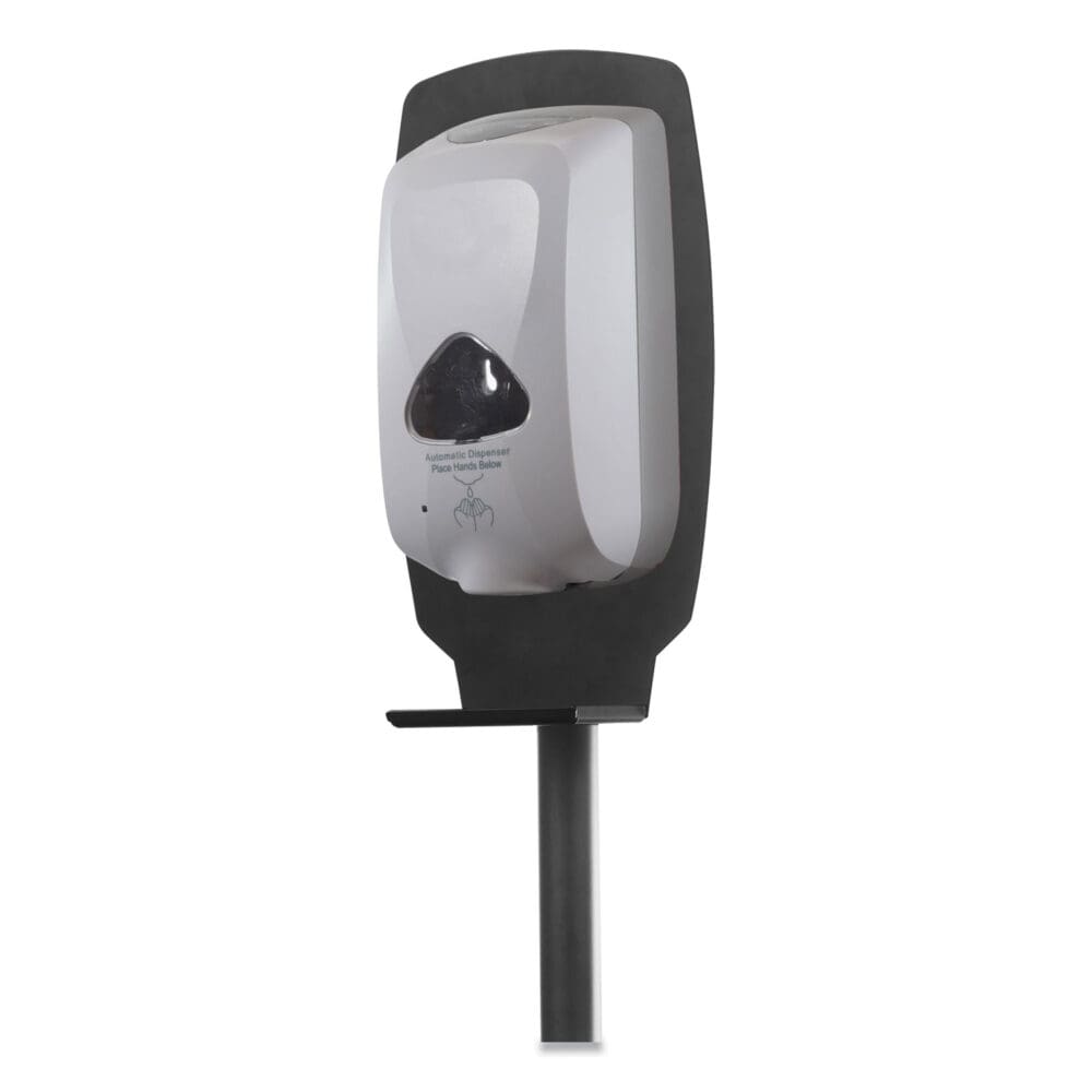 Floor Stand for Sanitizer Dispensers, Height Adjustable from 50" to 60", Black - Image 12