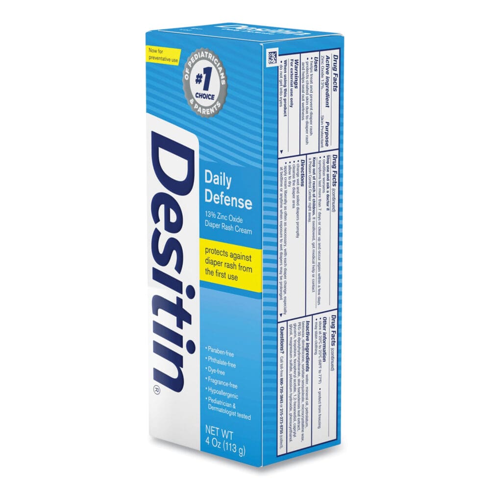 Daily Defense Baby Diaper Rash Cream with Zinc Oxide, 4 oz Tube - Image 4