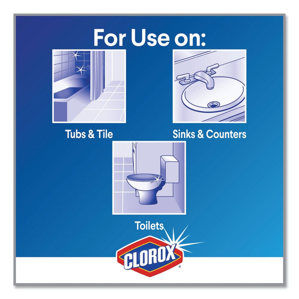 Bleach Foamer Bathroom Spray, Original, 30 oz Spray Bottle, 9/Carton - Image 5