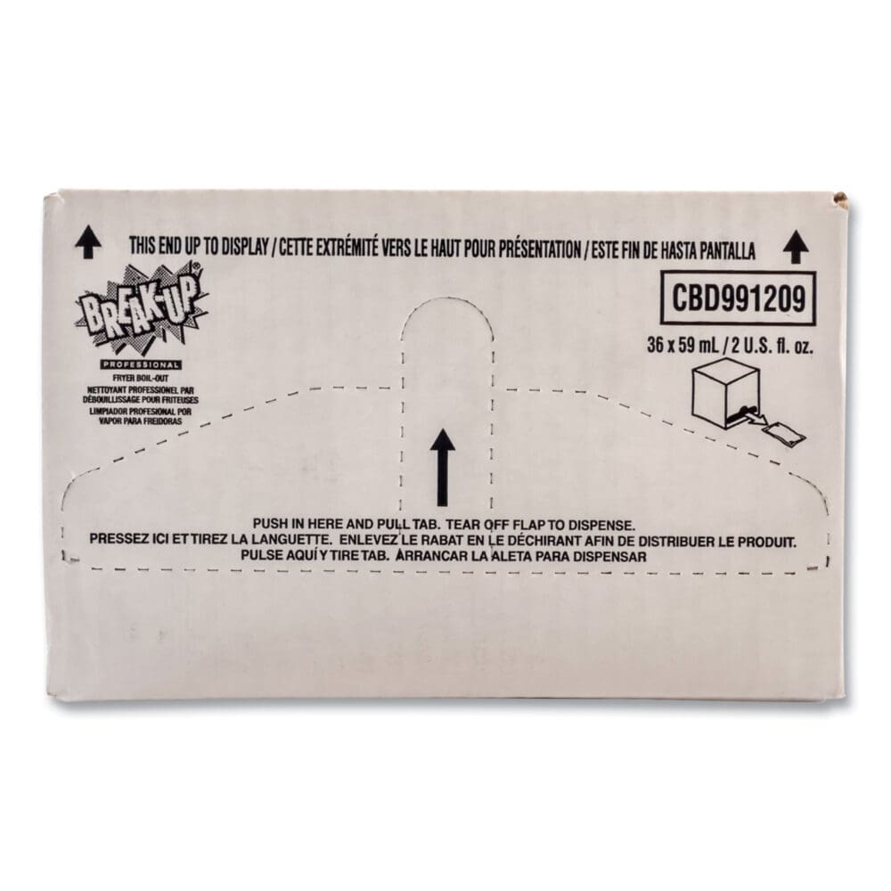 Fryer Boil-Out, Ready to Use, 2 oz Packet, 36/Carton - Image 3