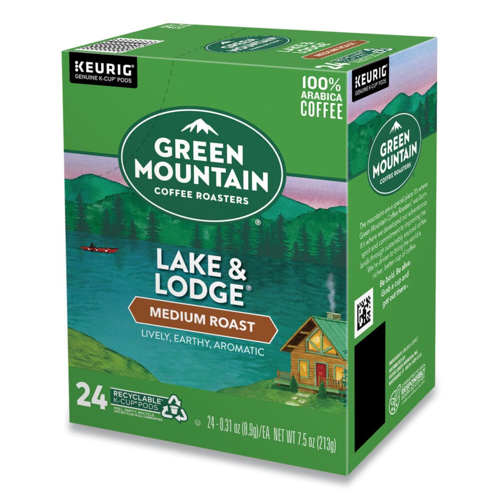 Lake and Lodge Coffee K-Cups, Medium Roast, 24/Box - Image 3