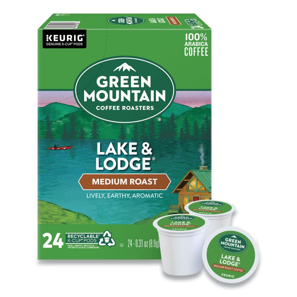 Lake and Lodge Coffee K-Cups, Medium Roast, 24/Box - Image 4