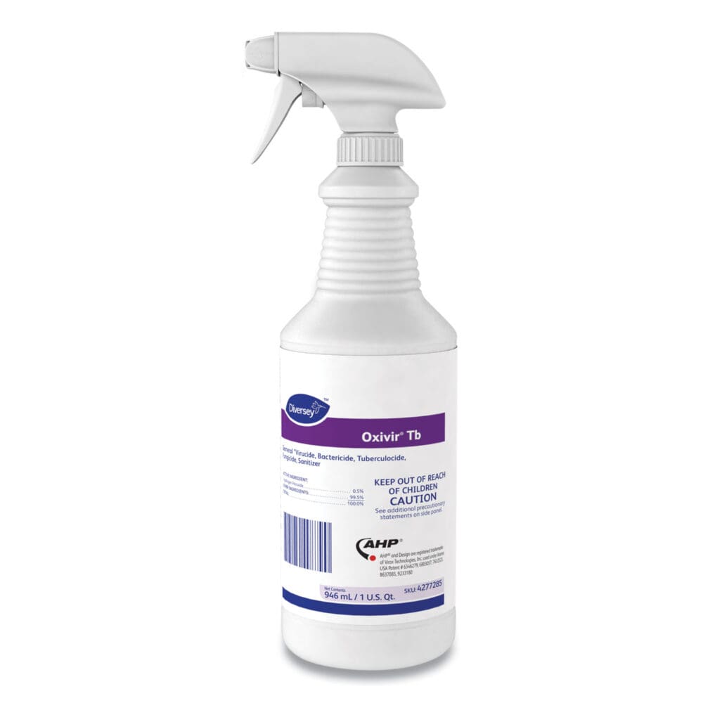 Oxivir TB One-Step Disinfectant Cleaner, 32 oz Bottle, 12/Carton - Image 3