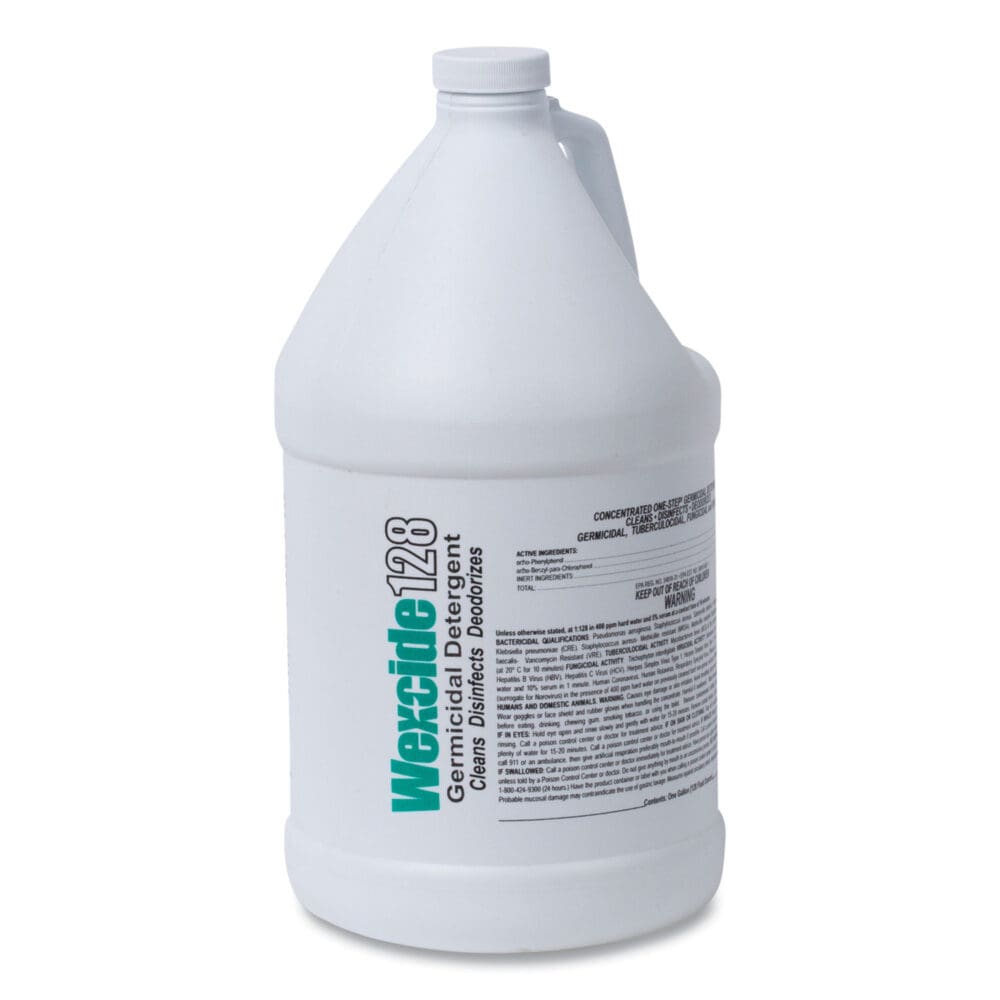 Wex-Cide Concentrated Disinfecting Cleaner, Nectar Scent, 128 oz Bottle, 4/Carton - Image 15