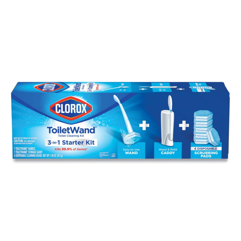 ToiletWand Disposable Toilet Cleaning System: Handle, Caddy and Refills, White - Image 4