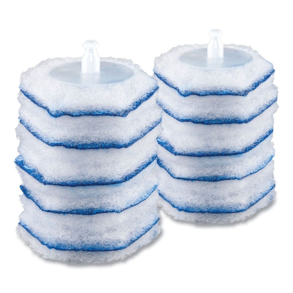 Disinfecting ToiletWand Refill Heads, Blue/White, 10/Pack, 6 Packs/Carton - Image 10