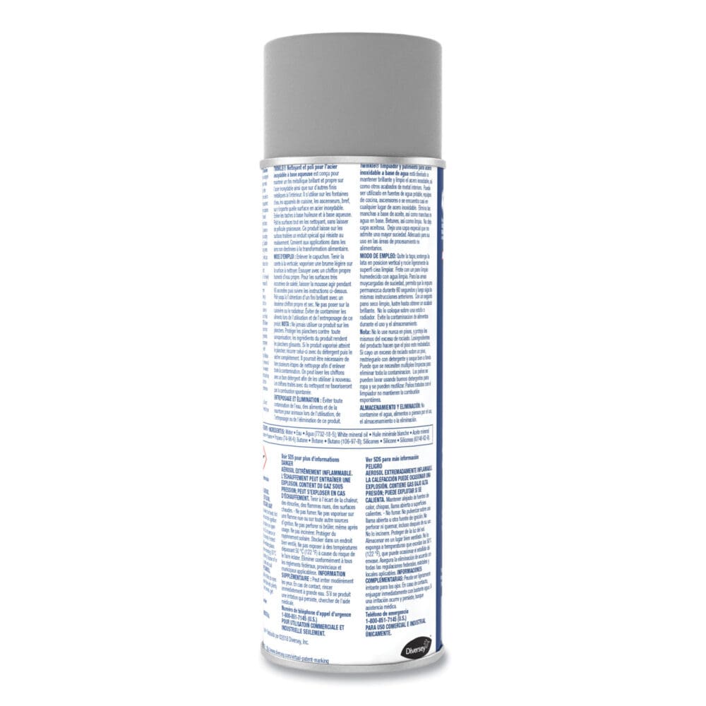 Stainless Steel Cleaner and Polish, 17 oz Aerosol Spray, 12/Carton - Image 2